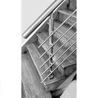 DAIYA intérieur rampes d'escalier en acier avec intérieur rampes d'escalier de garde-corps en acier inoxydable