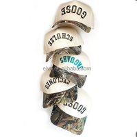 Casquette de baseball 5 panneaux camouflage motif forêt, arbres, mousseux et chênes, avec logo personnalisé brodé, pour hommes, vente en gros