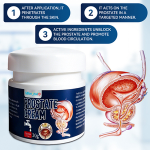 Pommade à base de plantes apaisante pour la <span class=keywords><strong>prostate</strong></span> masculine Wangtailin 20g pour améliorer la fonction rénale et la santé de la <span class=keywords><strong>prostate</strong></span> - Product Image 3