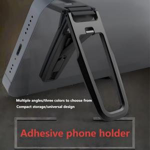 Soporte Flexible Adhesivo para Teléfono de Escritorio, Diseño Plegable Ultrafino y Portátil, Soporte Invisible con Anillo de Aluminio - Product Image 4