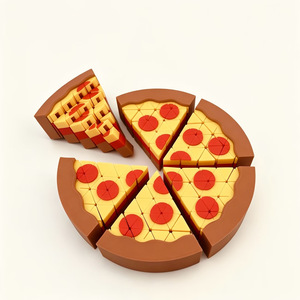 Jouet anti-stress en forme de pizza imprimé en 3D FUSEJOY - Product Image 6
