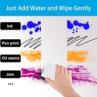 Lot de 20 éponges magiques 2X densité, tampons en mousse mélamine multifonctionnels plus forts, fournitures de nettoyage ménager, nettoyant mural