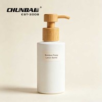 Bouteille de shampooing de luxe en PET blanc mat, ronde, avec pompe, 12 oz, 355 ml, 750 ml