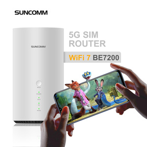 Routeur CPE 5G SDX72 avec WiFi 7 sans fil BE7200, prise en charge des réseaux cellulaires <span class=keywords><strong>4G</strong></span> 5G, NFC, VoLTE, VoIP, <span class=keywords><strong>modem</strong></span> CPE 5G - Product Image 1
