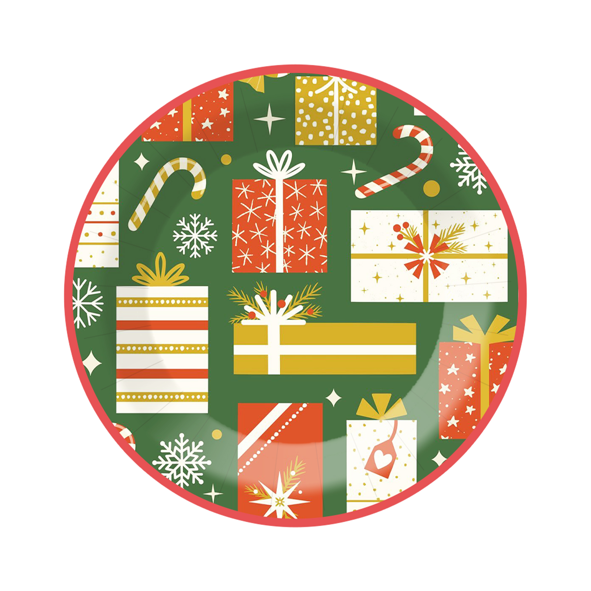 Assiette en carton de 23 cm * 8 unités