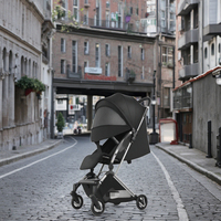 Haute qualité 3 en 1 luxe paysage pliable bébé voyage poussette multi-fonctionnel enfants poussette