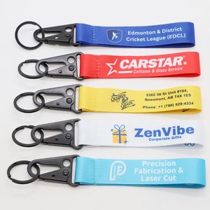 Personalized Business Corporate Gifts Custom Printed Logo Short Wrist <b>Lanyard</b> with Eagle Hook Personalized Keychain <b>Lanyards</b> - Product Image 2