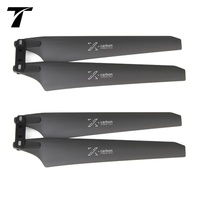 Hélice pliable en fibre de carbone polymère T-MOTOR MF2211 de 22,4 pouces, poussée de 11 kg, 71 g CW CCW, paire pour drone multirotor UAV
