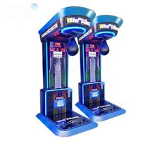 Machine de boxe d'arcade à impact élevé, à monnayeur, avec affichage numérique de la force