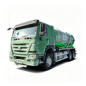 Camion-citerne d'aspiration des eaux usées industrielles HOWO 6x4 15000L-20000L, nettoyeur de fosses septiques municipales à vendre - Product Image 1
