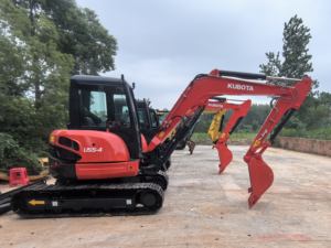 EPA CE Certified Kubota 55 Mini Excavator 5.5ton Crawler Excavator Kubota Engine Crawler Excavator Auger <b>Attachment</b> - Product Image 4