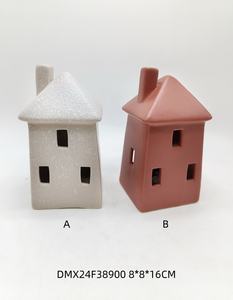 <span class=keywords><strong>Bougeoir</strong></span> chauffe-plat en céramique fait à la main en forme de <span class=keywords><strong>maison</strong></span> - Product Image 5