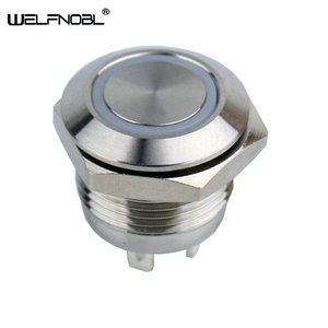 16 Mét kim loại <span class=keywords><strong>push</strong></span> <span class=keywords><strong>button</strong></span> chuyển 2pin Vòng 12V LED chiếu sáng ánh sáng momentary không thấm nước chuyển đổi <span class=keywords><strong>push</strong></span> <span class=keywords><strong>button</strong></span> - Product Image 2