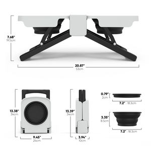 Comedero y Bebedero Portátil para Perros, Elevado, Plegable, Gran Volumen (3 Litros), para Viajes, Senderismo, Conducción - Product Image 2