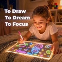 Tablette d'écriture transparente effaçable en acrylique avec LED RGB, affichage de messages personnalisés pour enfants
