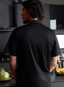 Haut de gamme Executive <span class=keywords><strong>Chef</strong></span> vêtements cuisson pâtisserie Western Restaurant <span class=keywords><strong>Chef</strong></span> vêtements de travail cuisine femmes hommes <span class=keywords><strong>Chef</strong></span> uniforme pour l'été - Product Image 4