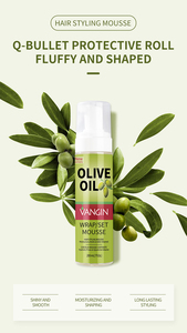 Mousse Capillaire Bio à l'Huile d'Olive, Séchage Rapide, Fixation Forte pour Cheveux Bouclés, Apporte Brillance et Définition - Product Image 3
