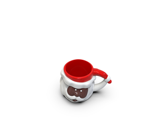 Tasse à café en céramique 3D personnalisée de haute qualité, cadeau de Noël amusant, motif <span class=keywords><strong>homme</strong></span> <span class=keywords><strong>africain</strong></span> à cou torsadé, Père Noël attrape-chapeau - Product Image 6