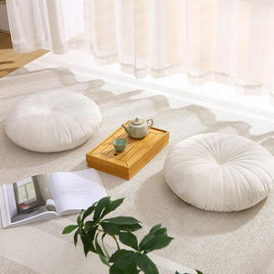 B052 coussin de méditation au sol oreillers ronds sièges adultes velours épais sol Yoga salon balcon <span class=keywords><strong>Zen</strong></span> oreiller de sol rond - Product Image 4