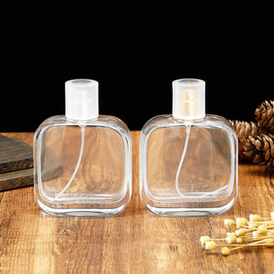 ขวดน้ำหอมหัวแบนปลายสูง30มล. 50มล. 100มล. ใหม่ขวดน้ำหอมแบบสเปรย์พกพา - Product Image 2