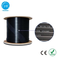 Cable de fibra GJXH GJYXCH GJYXFCH con chaqueta de PVC/LSZH 1/2/4/6/8/12Core G652D G657A1 G657A2 para cables de comunicación