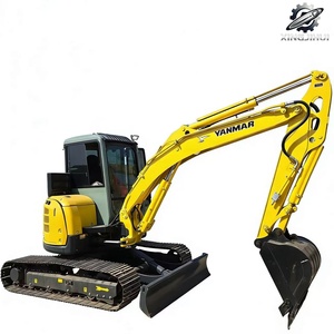 รถขุดตีนตะขาบยันม่าร์ 55 มือสอง ขนาด 5 ตัน บุ้งกี๋ 0.2 ลบ.ม. ของแท้จากญี่ปุ่น รถขุดขนาดเล็กสำหรับงานก่อสร้าง ชั่วโมงการใช้งานต่ำ สภาพดี - Product Image 1