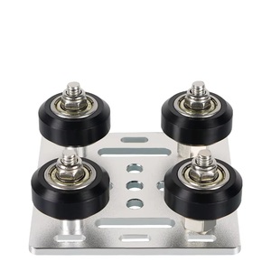 KINGROON 1 세트 2020/2040 V-슬롯 알루미늄 프로파일 휠 3D 프린터 부품 V 갠트리 플랫 특수 슬라이드 플레이트 풀리 - Product Image 1