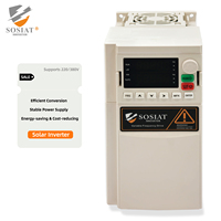 Inversor para Bomba de Agua Fotovoltaica, Accionado por Energía Solar, VFD, Entrada de CA, Respaldo de Red 380V, IP20, Variador de Frecuencia, Motor Trifásico