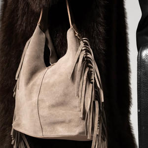 Bolso <span class=keywords><strong>de</strong></span> Hombro Portátil Personalizado con Flecos, <span class=keywords><strong>de</strong></span> Moda, para Exteriores, Vacaciones, Casual, Material Duradero, Estilo Vintage, Fabricante <span class=keywords><strong>de</strong></span> Bolsos Personalizados - Product Image 3