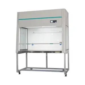 Pcr laboratório de aço inoxidável capuz de fluxo laminar gabinete vertical tipo banco limpo