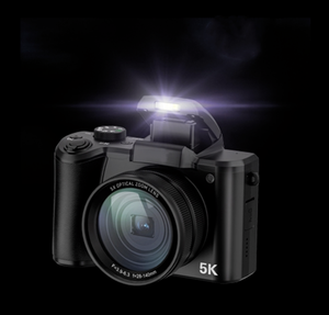 Caméscope professionnel <span class=keywords><strong>compact</strong></span> personnalisé JRKI 5K avec zoom optique 5x, écran IPS HD 3,2'', flash automatique, capteur CMOS - Product Image 3