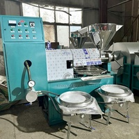 Presse à huile d'arachide industrielle et domestique entièrement automatique 6LY-125, en acier au carbone ou en acier inoxydable, pressage à froid