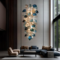 Luminaires en verre sur mesure pour hôtels, restaurants, salles de banquet, villas, chandeliers décoratifs, luminaires suspendus