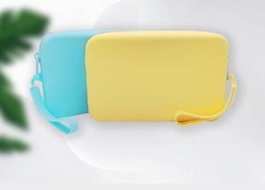 Bolsa de Maquillaje de Silicona Personalizable, Bolsa de Almacenamiento de Silicona Rectangular Portátil para Viaje, Bolsa de Aseo Impermeable, Bolsa de Almacenamiento Pequeña - Product Image 6