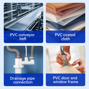 Adhésif PVC liquide transparent durable Delun pour la construction et prolonge la durée de vie des tissus enduits, des bandes transporteuses, rentable - Product Image 5