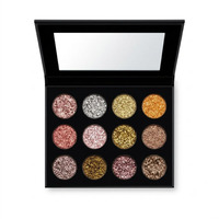 Palette d'ombres à paupières métalliques personnalisées OEM ODM, emballage personnalisé avec logo, marque privée, ombre à paupières longue tenue, usine de cosmétiques