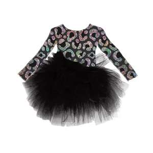 Nouvelle tenue de danse rouge tendance pour fille, justaucorps, tutu, robe de danse pour la Saint-Valentin, longueur genou - Product Image 1