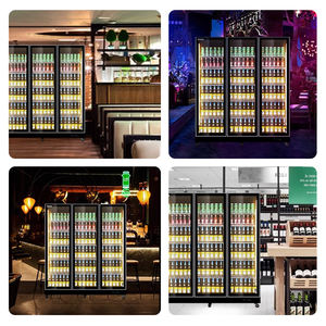 Réfrigérateur à vin électrique de luxe en acier inoxydable autoportant pour le stockage de vin domestique, refroidisseurs et refroidisseurs - Product Image 5