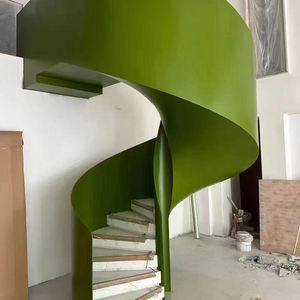 <span class=keywords><strong>Escalier</strong></span> <span class=keywords><strong>suspendu</strong></span> incurvé Escaliers métalliques Mono Stringer <span class=keywords><strong>Escalier</strong></span> droit - Product Image 5