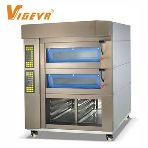 Vigevr bakery supplies baking equipment commercial horno para hornos para panaderia electrico pizza combi baking oven