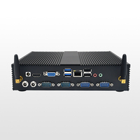 Mini PC de bureau personnalisé en alliage d'aluminium multi-interface avec connexion USB, alimentation et ventilateur, compatible Windows 11, en stock
