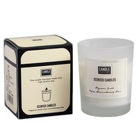Premium Alta Custom Luxe Geurende Partykaars 15 Uur Gepersonaliseerd Privélabel Zwarte Matte Glazen Pot Sojawas
