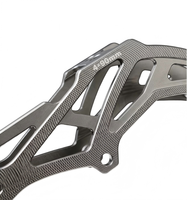 Cadre de patins à roulettes de vitesse en aluminium CNC de précision 4x90/100/110mm, fabriqué en Chine