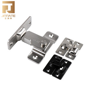 JINNATE <b>Sliding</b> Door Latch Stainless Steel 90 Degree Right Angle Lock Kitchen Hardware Furniture Door Accessory - Product Image 1