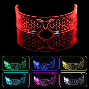 Cool Luminous Colorful LED Light up Glasses Glowing Neon Light Flashing Party Glasses for Nightclub <b>DJ</b> Dance Party Decor - Product Image 1