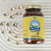 Gélules de Vitamine E à Marque Blanche – Acétate de D-Alpha Tocophérol pour le Soutien de la Santé Oculaire des Adultes Soucieux de leur Bien-être – Approvisionnement Immédiat
