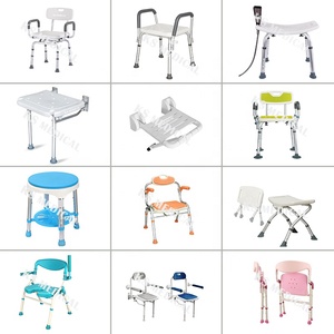 KSMED <b>Bath</b> Chair for Disabled KSM-SC Green Color Non slip Bathroom Chair <b>Bench</b> Stool <b>Bath</b> Chair with Backrest Arm - Product Image 5