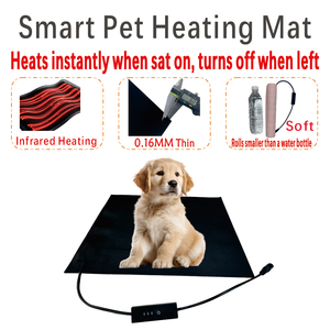 Almohadilla térmica termostática para mascotas, diseño inteligente a prueba de agua, función de encendido y apagado automático, calor infrarrojo lejano, directo de fábrica. - Product Image 6