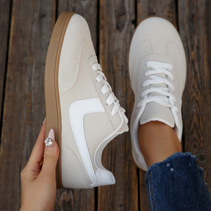 <span class=keywords><strong>Sneakers</strong></span> da <span class=keywords><strong>Donna</strong></span> Trendy <span class=keywords><strong>Azzurre</strong></span> 2025 - Design Retrò Patchwork, Scarpe Casual Comode per Uso Quotidiano - Product Image 5