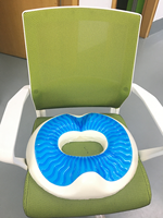 Coussin de siège en mousse à mémoire de forme avec gel rafraîchissant pour soulager la douleur du coccyx, coussin orthopédique pour le coccyx, coussin de soulagement de la pression pour la sciatique, voiture